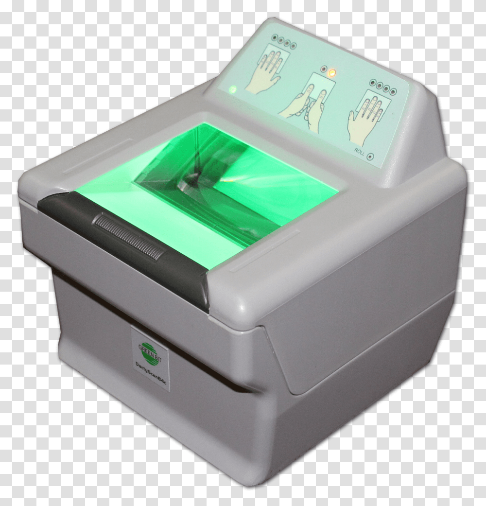 Print Livescan 10 Print Fingerprint Scanner, Machine, Box, Printer Transparent Png