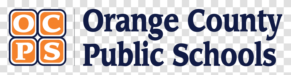 Print Logo Orange County Public Schools, Number, Alphabet Transparent Png