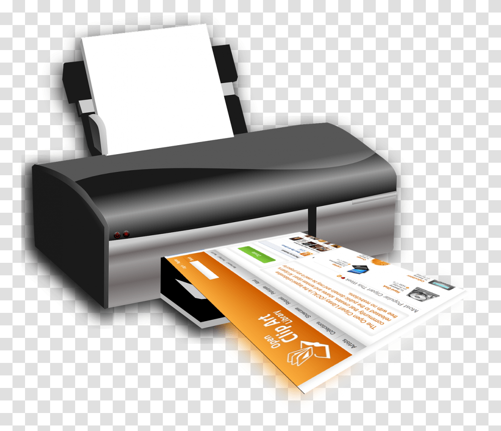 Print Printer Printing Device Output Paper Printer Pages, Machine, Chair, Furniture Transparent Png