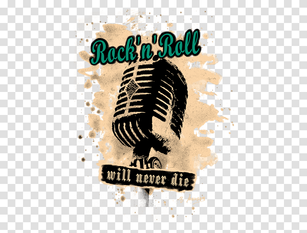 Print Rock And Roll, Advertisement, Poster, Flyer, Paper Transparent Png