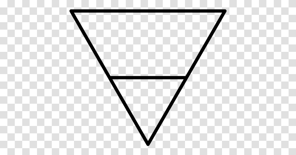 Printable Alchemy Symbol For The Element Of Earth Upside Down Triangle Vector, Gray, World Of Warcraft Transparent Png