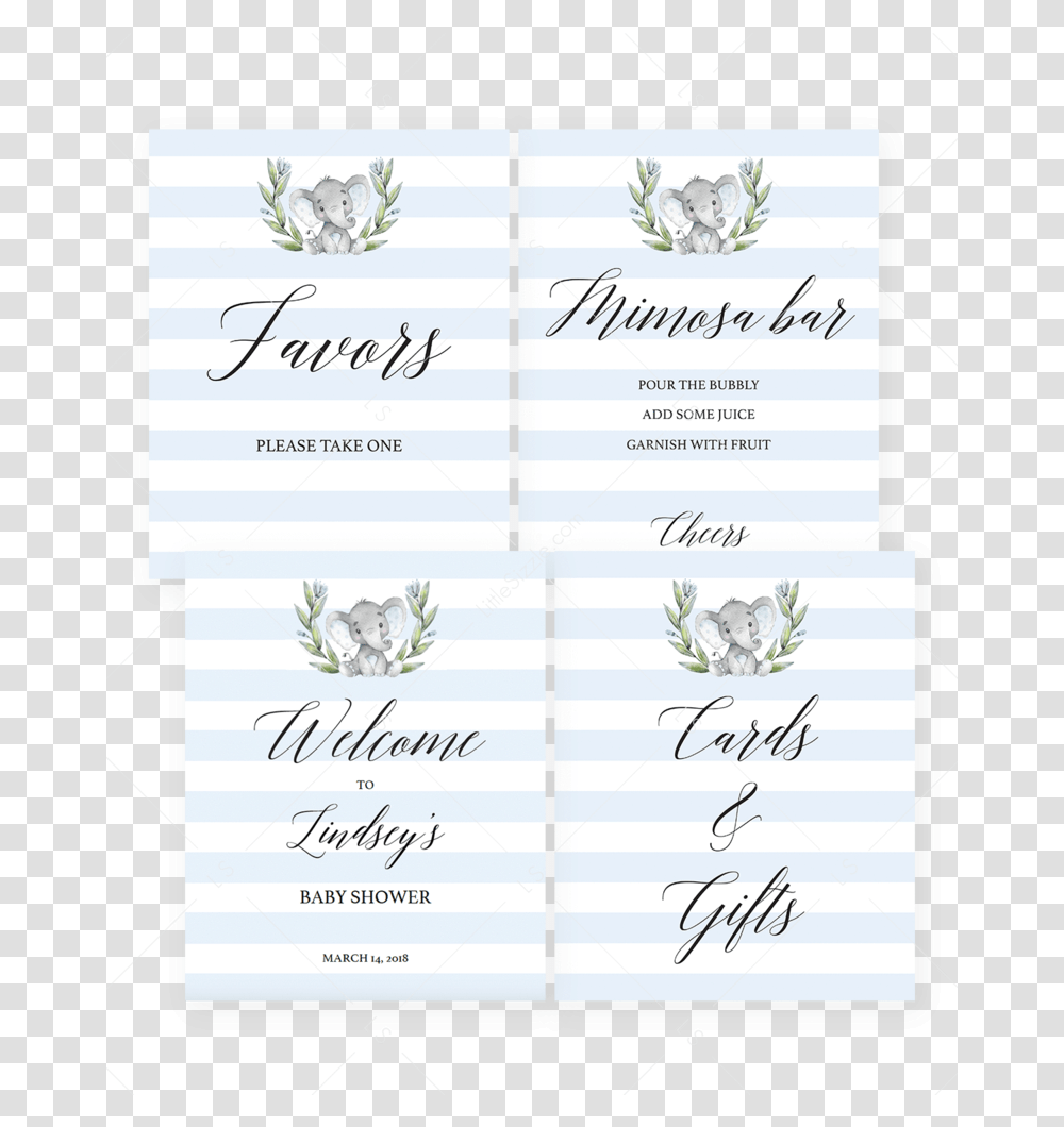 Printable Baby Boy Shower Decor Package By Littlesizzlequot Jasmine, Paper, Flyer, Poster Transparent Png