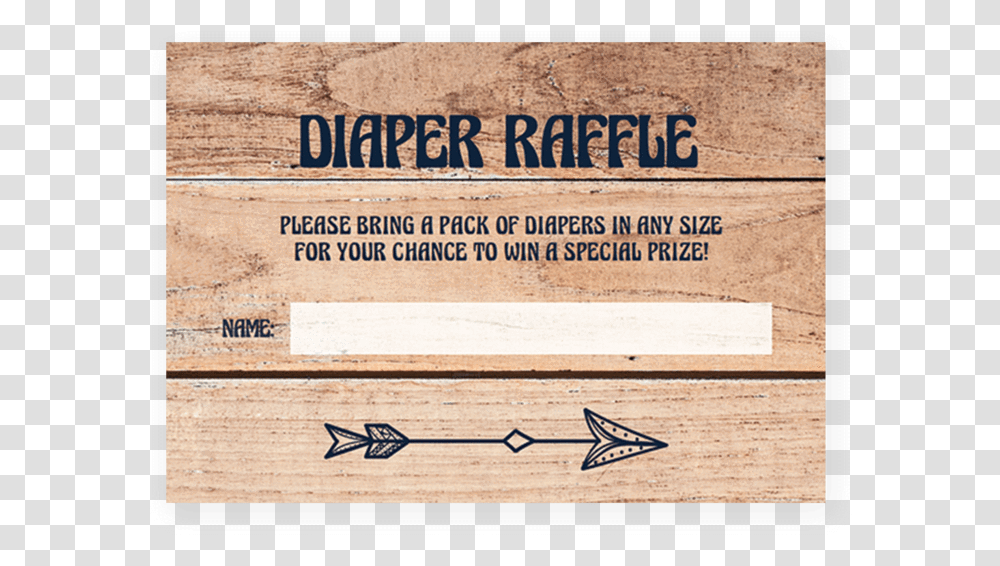 Printable Baby Shower Diaper Raffle Tickets For Rustic Plank, Label, Box, Weapon Transparent Png