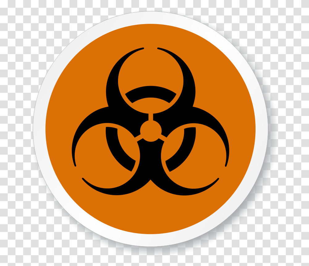 Printable Bio Hazard Sign, Logo, Trademark, Badge Transparent Png