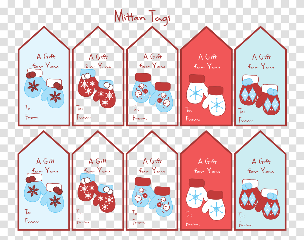 Printable Christmas Sticker Tags, Envelope, Mail, Greeting Card Transparent Png