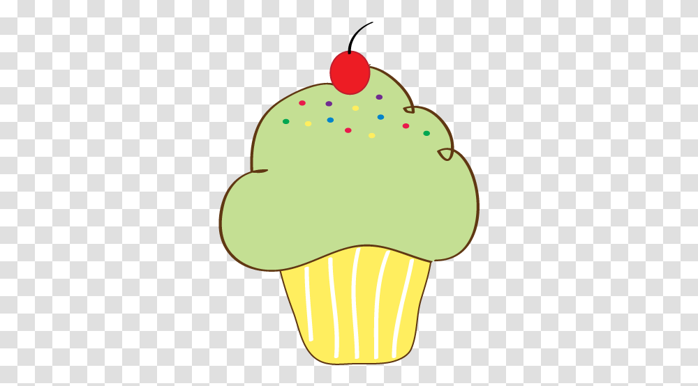 Printable Cupcake Clipart Free Cupcake Template Clipart, Dessert, Food, Cream, Baseball Cap Transparent Png