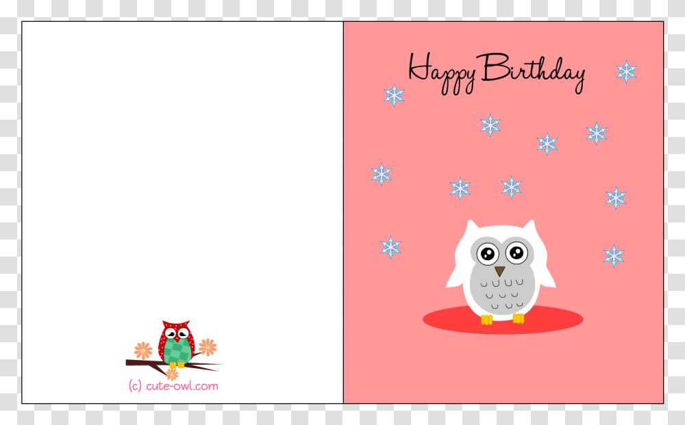 Printable Cute Birthday Card, Envelope, Mail, Greeting Card Transparent Png