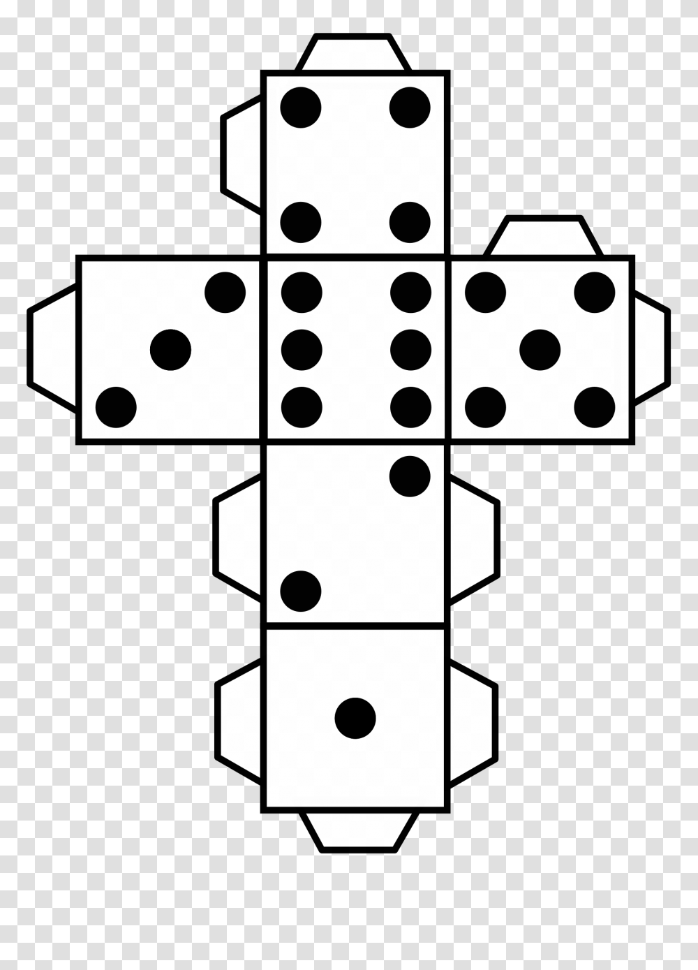 Printable Dice Group With Items, Domino, Game Transparent Png
