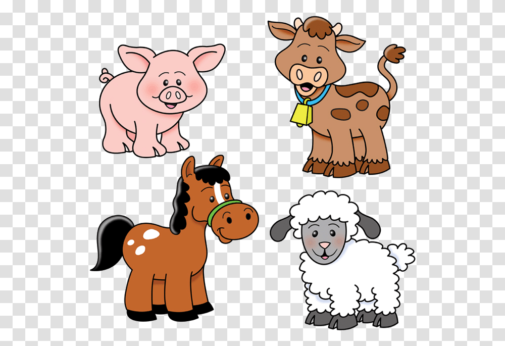 Printable Farm Animal Clipart, Mammal, Pig, Hog Transparent Png