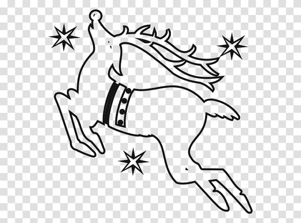 Printable Flying Reindeer Coloring Pages25 Best Flying Reindeer Coloring Pages, Stencil, Housing Transparent Png