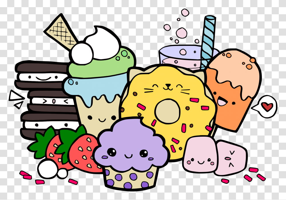 Printable Fun Colouring Pages, Cream, Dessert, Food, Creme Transparent Png