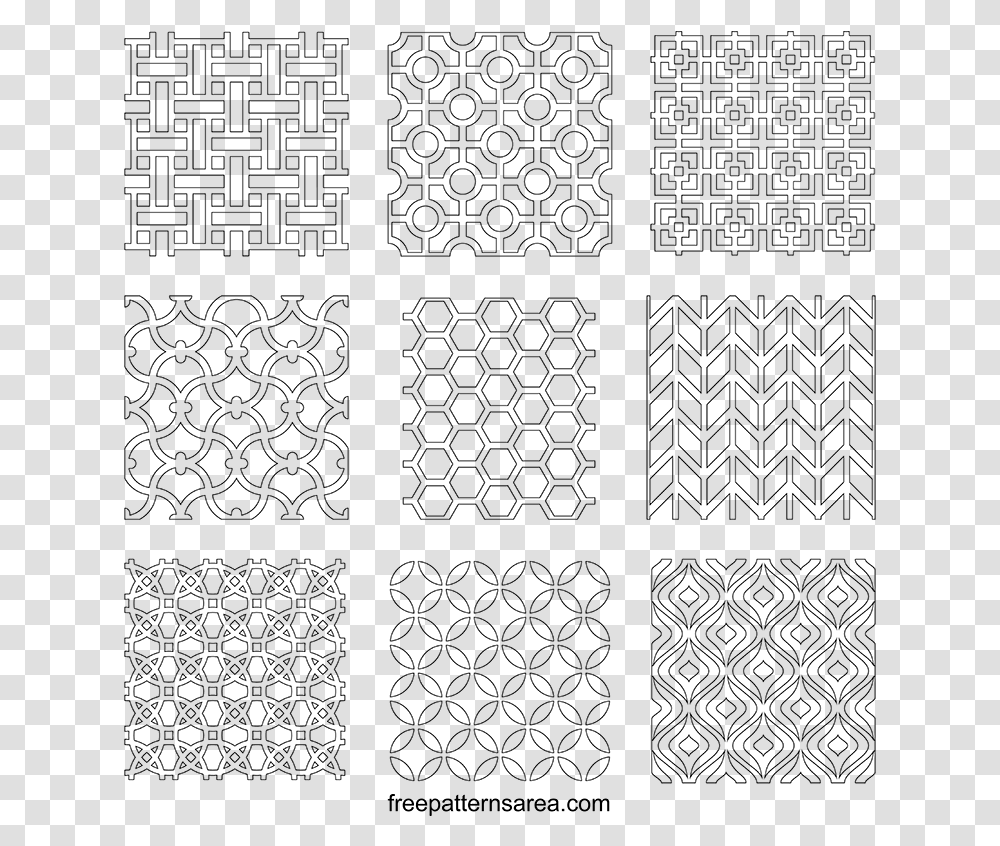 Printable Geometric Pattern Stencil, Gray, World Of Warcraft Transparent Png