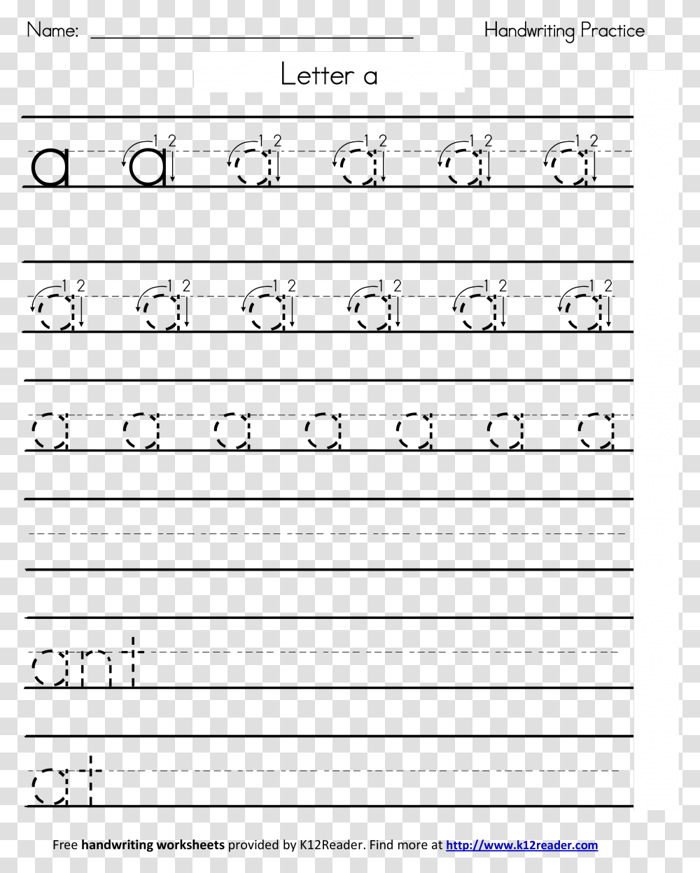 Printable Handwriting Worksheets Main Image Handwriting Practice 1st Grade, Gray, Outdoors, Electronics Transparent Png
