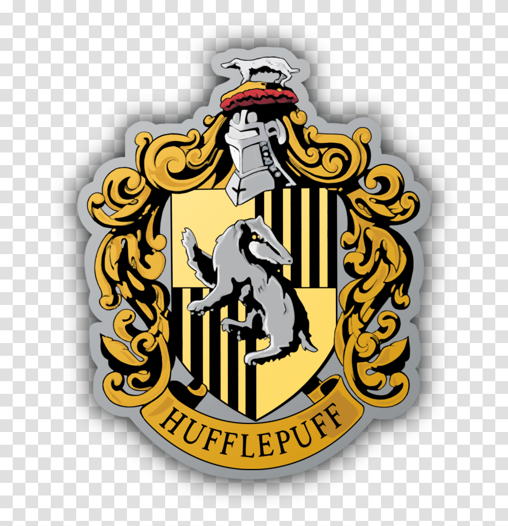 Printable Harry Potter Hufflepuff, Logo, Trademark, Emblem Transparent Png