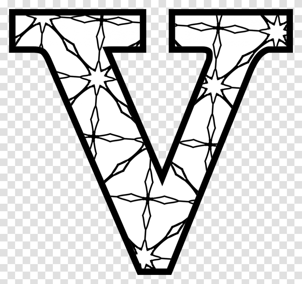 Printable Letters V Free Victorian Vowel Varsity Vinyl, Triangle, Arrowhead Transparent Png