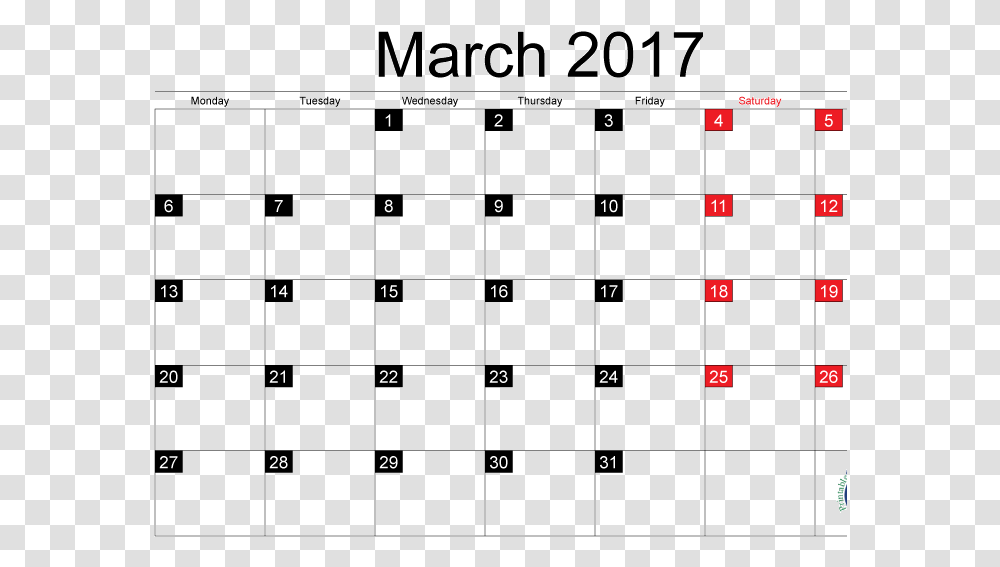 Printable March 2017 C Calendar, Scoreboard Transparent Png