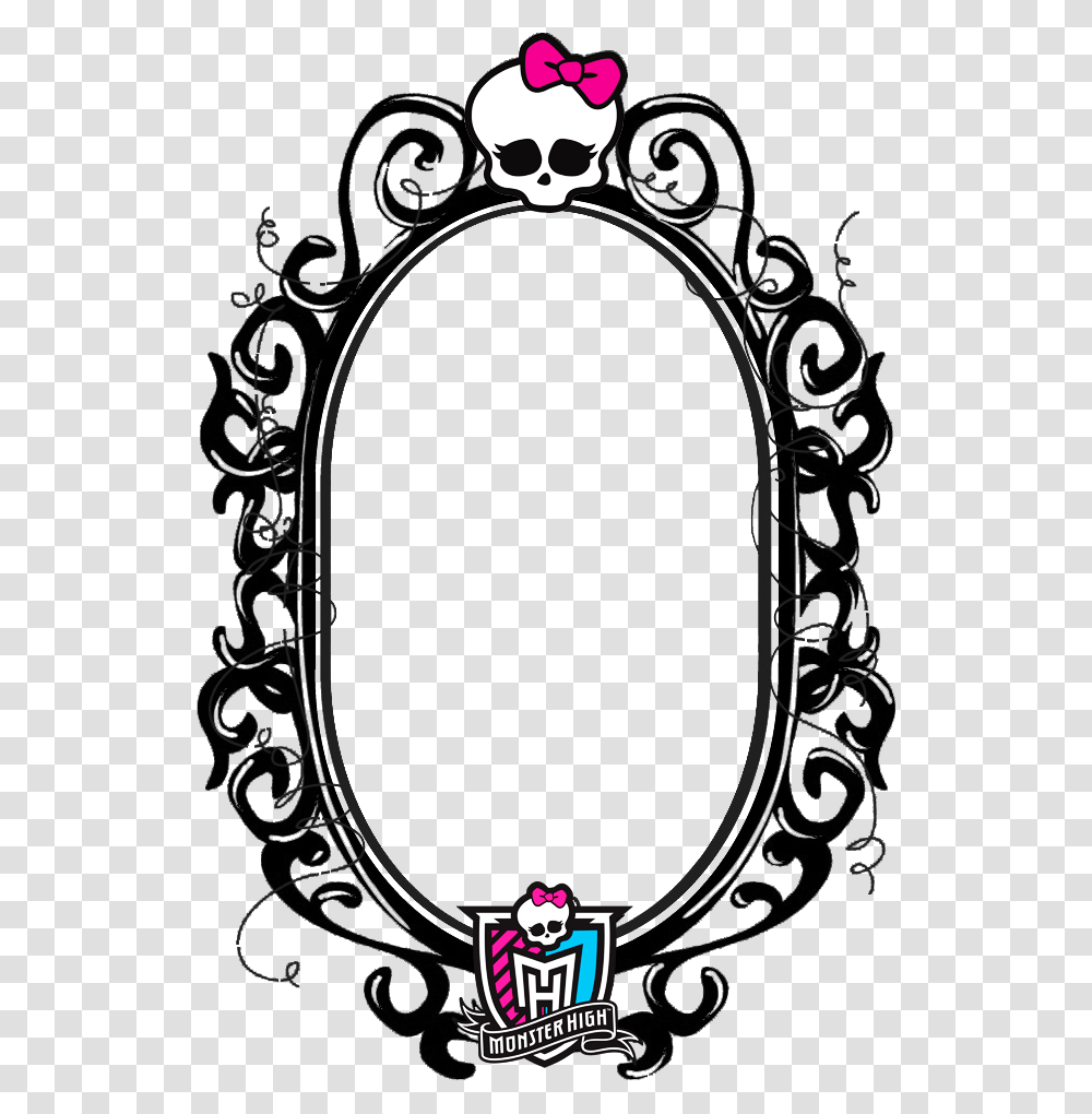 Printable Monster High Logo, Gate, Oval Transparent Png