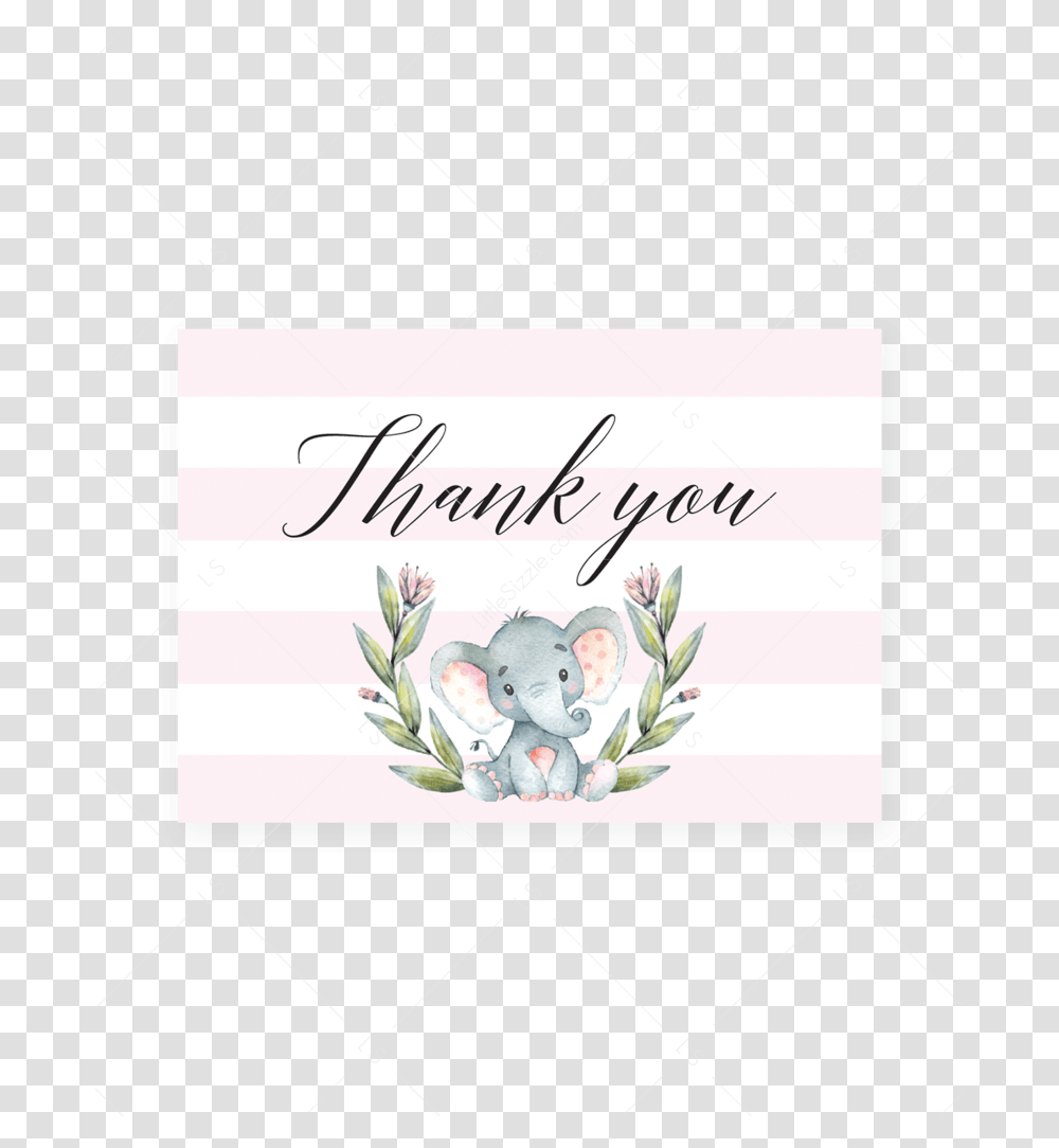 Printable Pink Thank You Cards By Littlesizzle Baby Shower, Label, Book, Alphabet Transparent Png