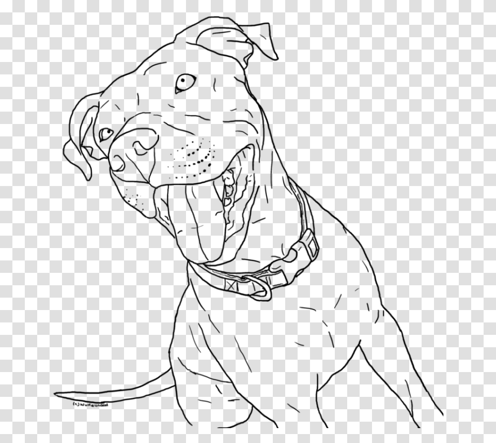 Printable Pitbull Coloring Pages, Gray, World Of Warcraft Transparent Png