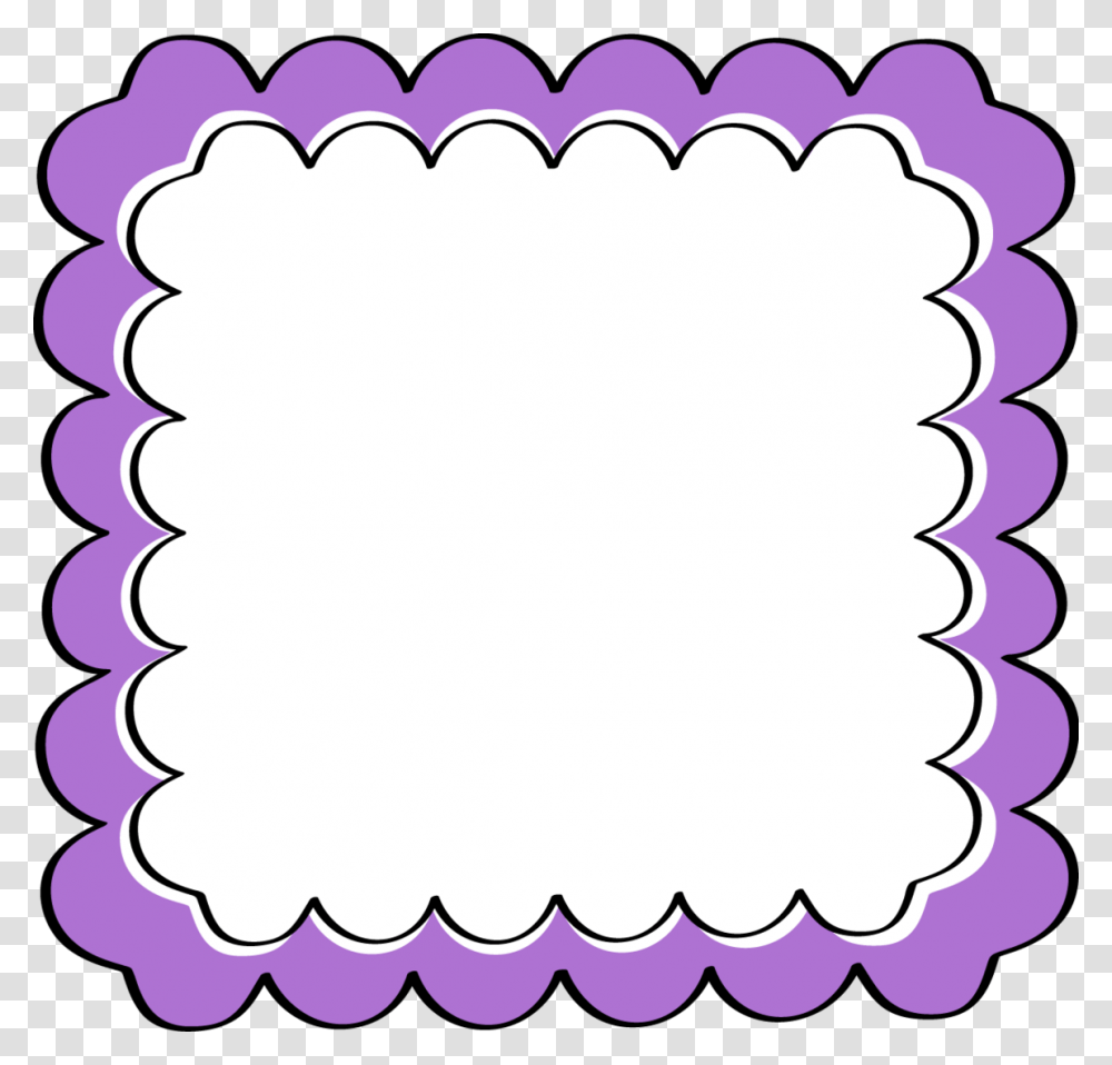 Printable Purple Border Clip Art, Pattern, Texture, Birthday Cake, Dessert Transparent Png