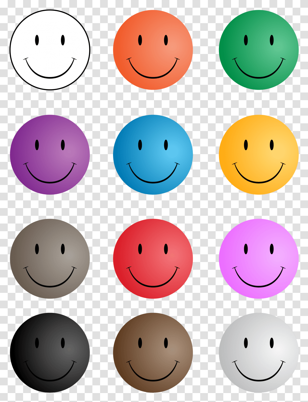 Printable Smiley Faces For Kids Printables Printable Smiley Face Symbol, Egg, Food, Halloween Transparent Png
