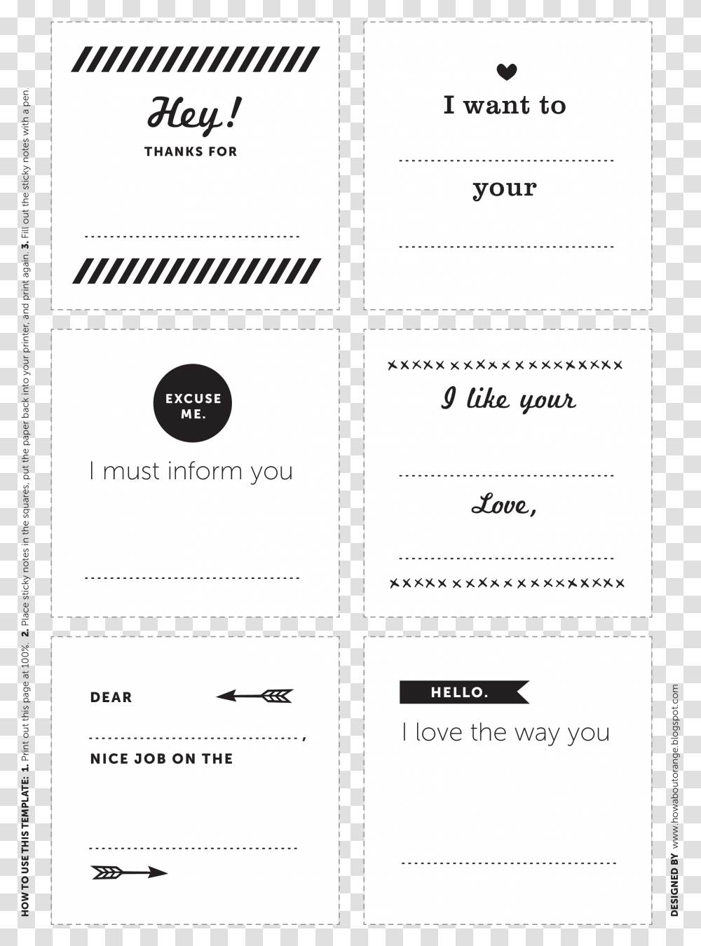 Printable Sticky Notes Main Image Printable Sticky Notes Template Inside Printing On Sticky Notes Template