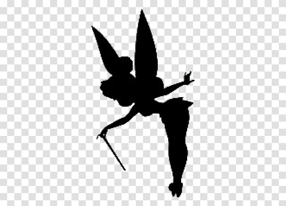 Printable Tinkerbell Pumpkin Stencil, Animal, Invertebrate, Silhouette, Insect Transparent Png
