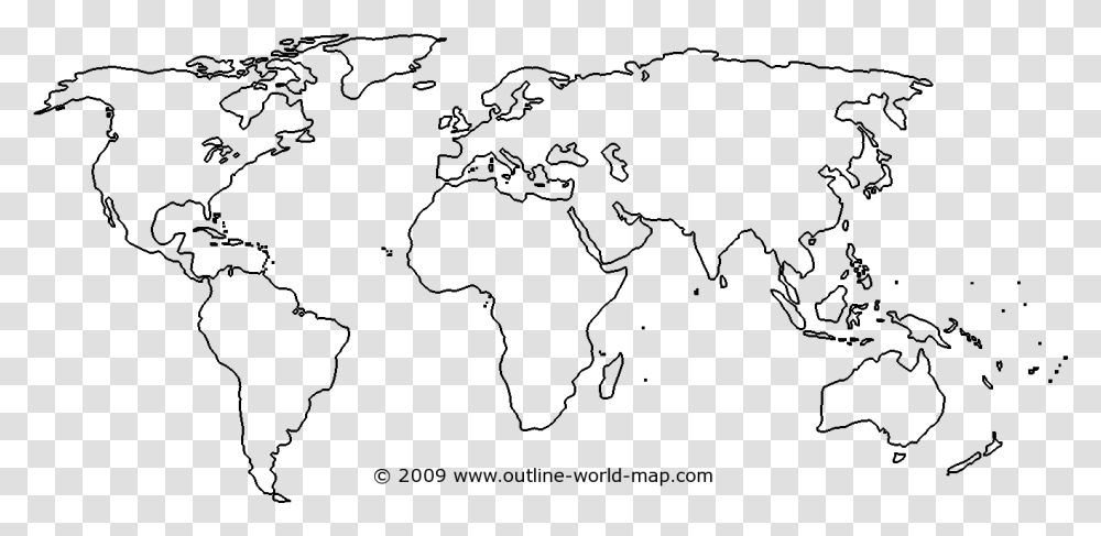 Printable World Map Outline Pdf Map Of World Blank Printable, Gray, World Of Warcraft, Halo Transparent Png