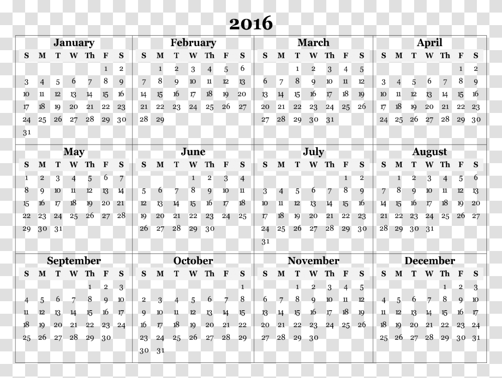 Printable Yearly Calendar 2017, Plot, Measurements, Diagram Transparent Png