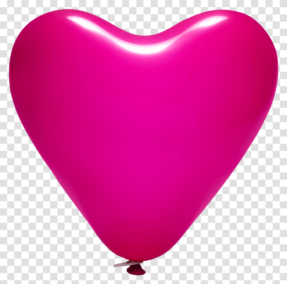 Printed Latex Heart Balloons Fuchsia Heart Balloon 6 Latex Transparent Png