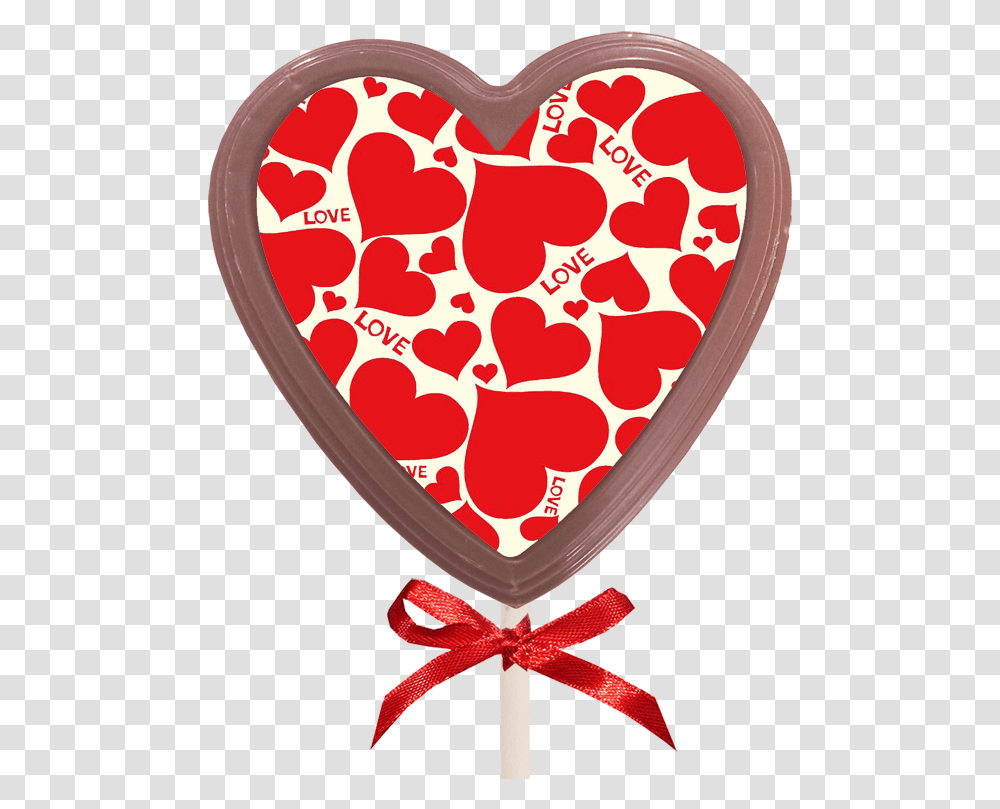 Printed Love Chocolate Heart Lollipop Design Patterns Love, Rug Transparent Png