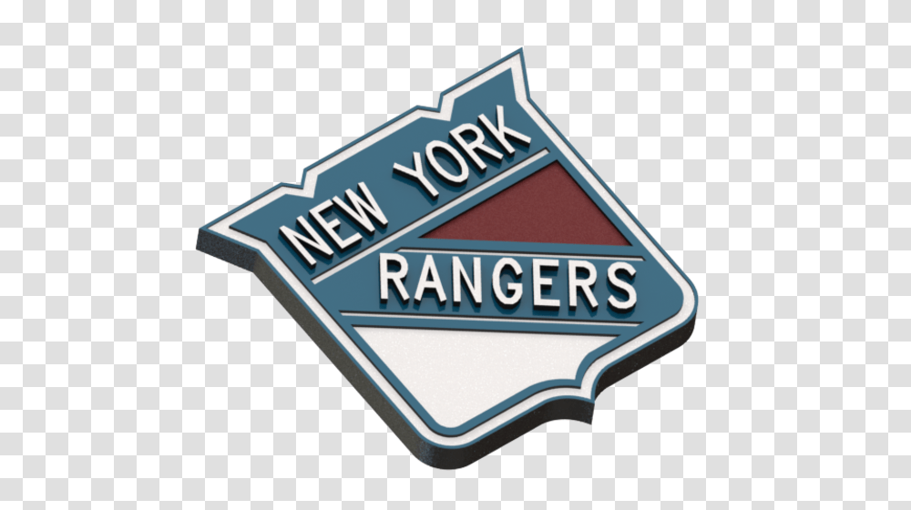 Printed New York Rangers Logo, Trademark, Label Transparent Png