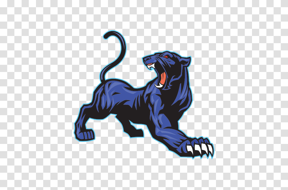 Printed Vinyl Blue Black Panther Stickers Factory, Animal, Mammal, Pet, Hound Transparent Png