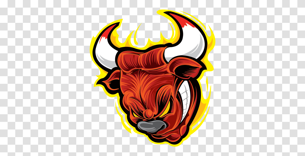 Printed Vinyl Bull Head Red Bull Logo Dream League Soccer 2019, Fire, Flame, Mountain, Outdoors Transparent Png