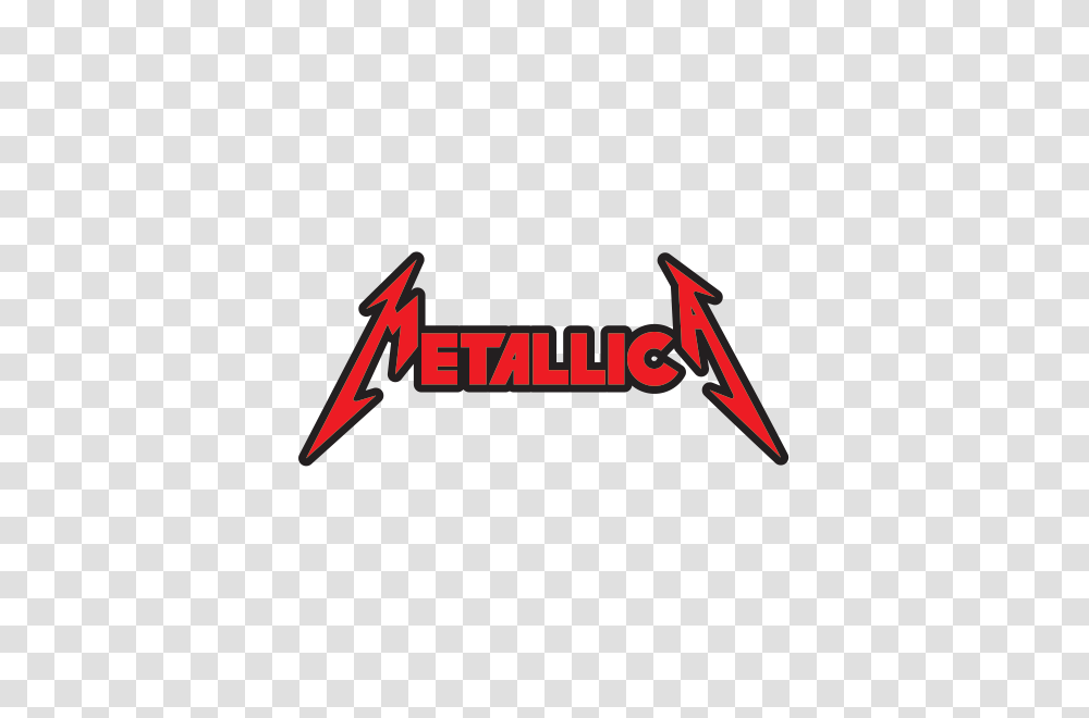 Printed Vinyl Metallica Logo Stickers Factory, Trademark, Airplane, Aircraft Transparent Png