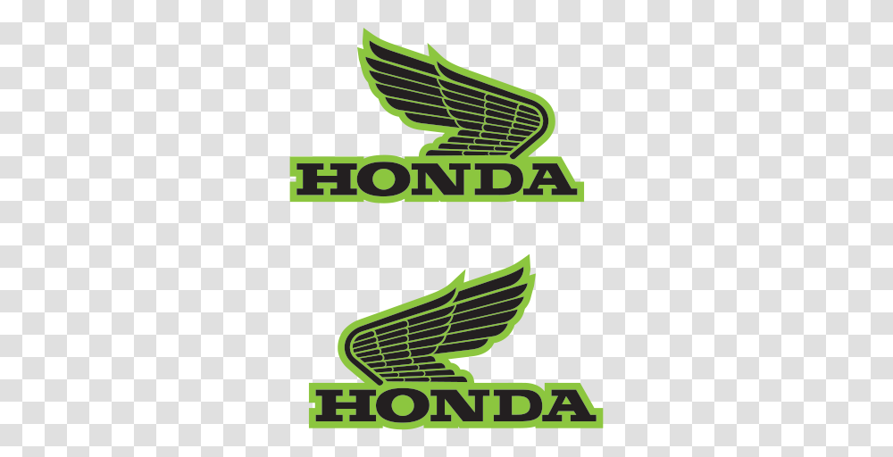 Printed Vinyl Pair Of Honda Wings Logo Honda Logo, Symbol, Trademark, Poster, Advertisement Transparent Png