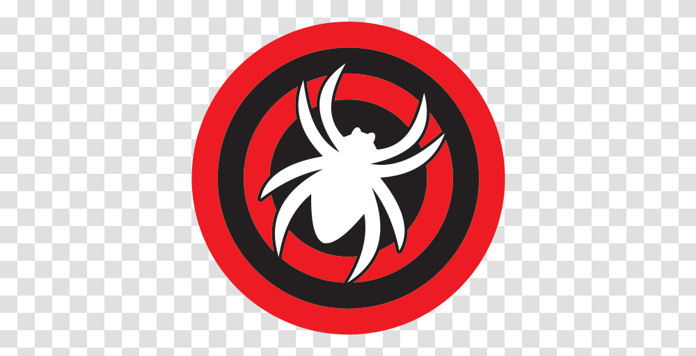 Printed Vinyl Spider Sports Logo Emblem, Armor, Animal, Seafood, Sea Life Transparent Png