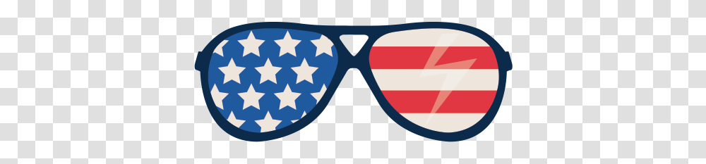 Printed Vinyl Usa Flag Glasses Usa Flag Sunglasses, Star Symbol, Rug Transparent Png