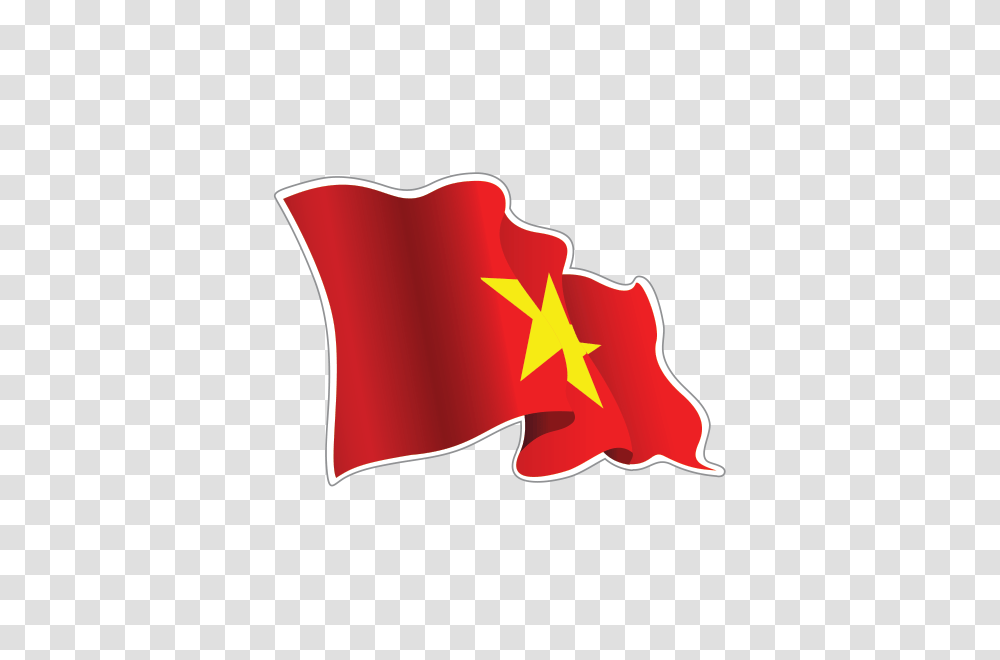 Printed Vinyl Vn Vietnam Flag Stickers Factory, Ketchup, Hand, Logo Transparent Png