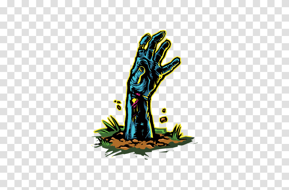Printed Vinyl Zombie Hand Appearing Stickers Factory, Advertisement, Poster Transparent Png