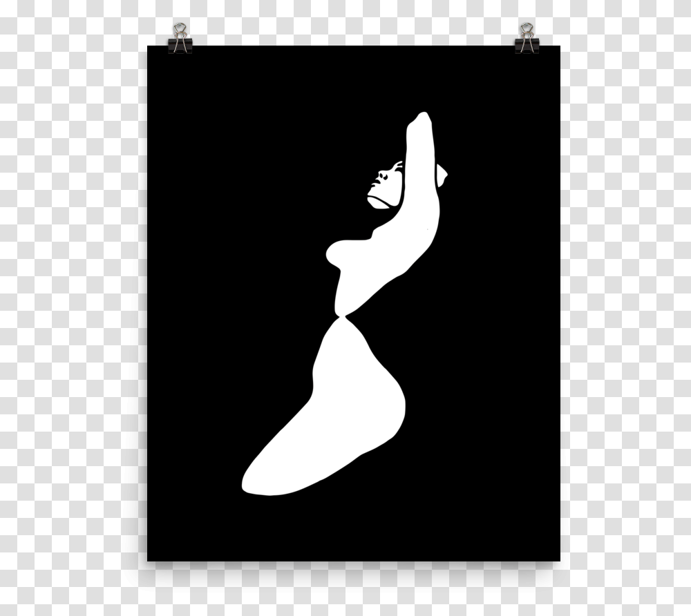 Printed Watercolor Hot Girl Poster Of A Sexy Naked Poster, Silhouette, Person, Human, Stencil Transparent Png
