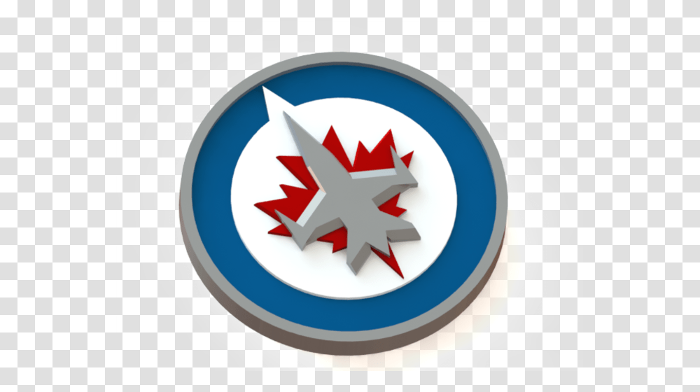 Printed Winnipeg Jets Logo, Star Symbol, Road Sign, Leaf Transparent Png