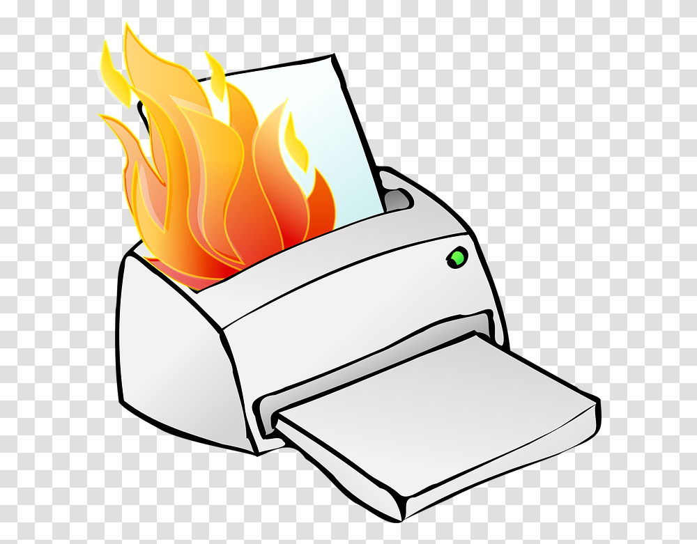 Printer Fire Flames Printer Clip Art, Appliance, Machine, Baseball Cap, Hat Transparent Png