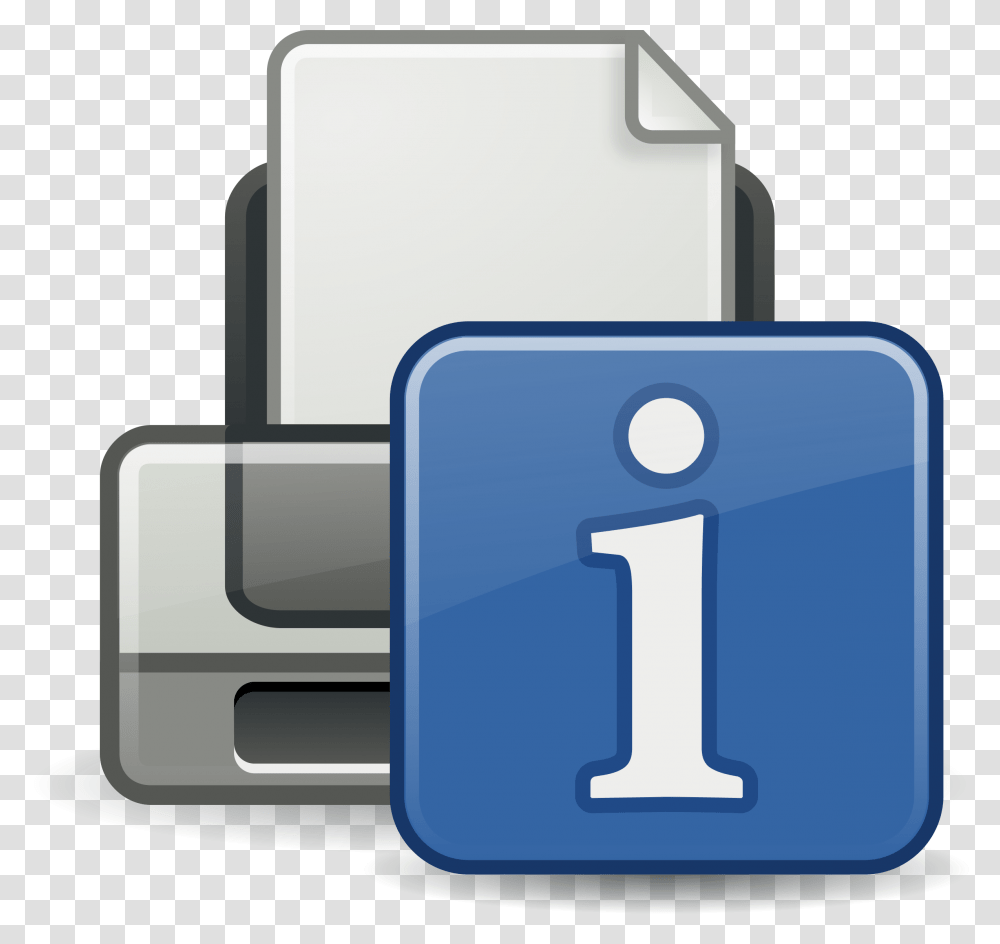 Printer Information Icons, Number, Machine Transparent Png