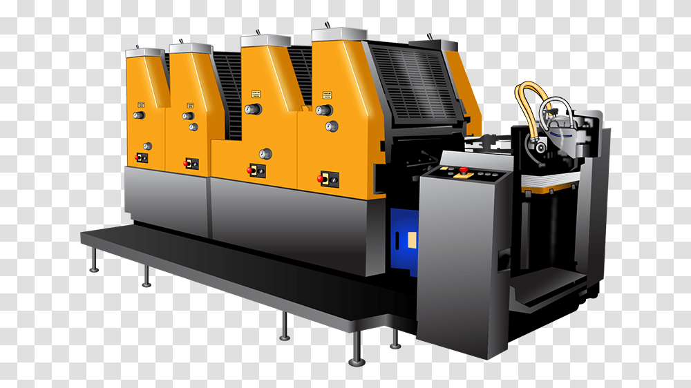 Printing Clipart Offset Printing, Machine, Vehicle, Transportation, Factory Transparent Png