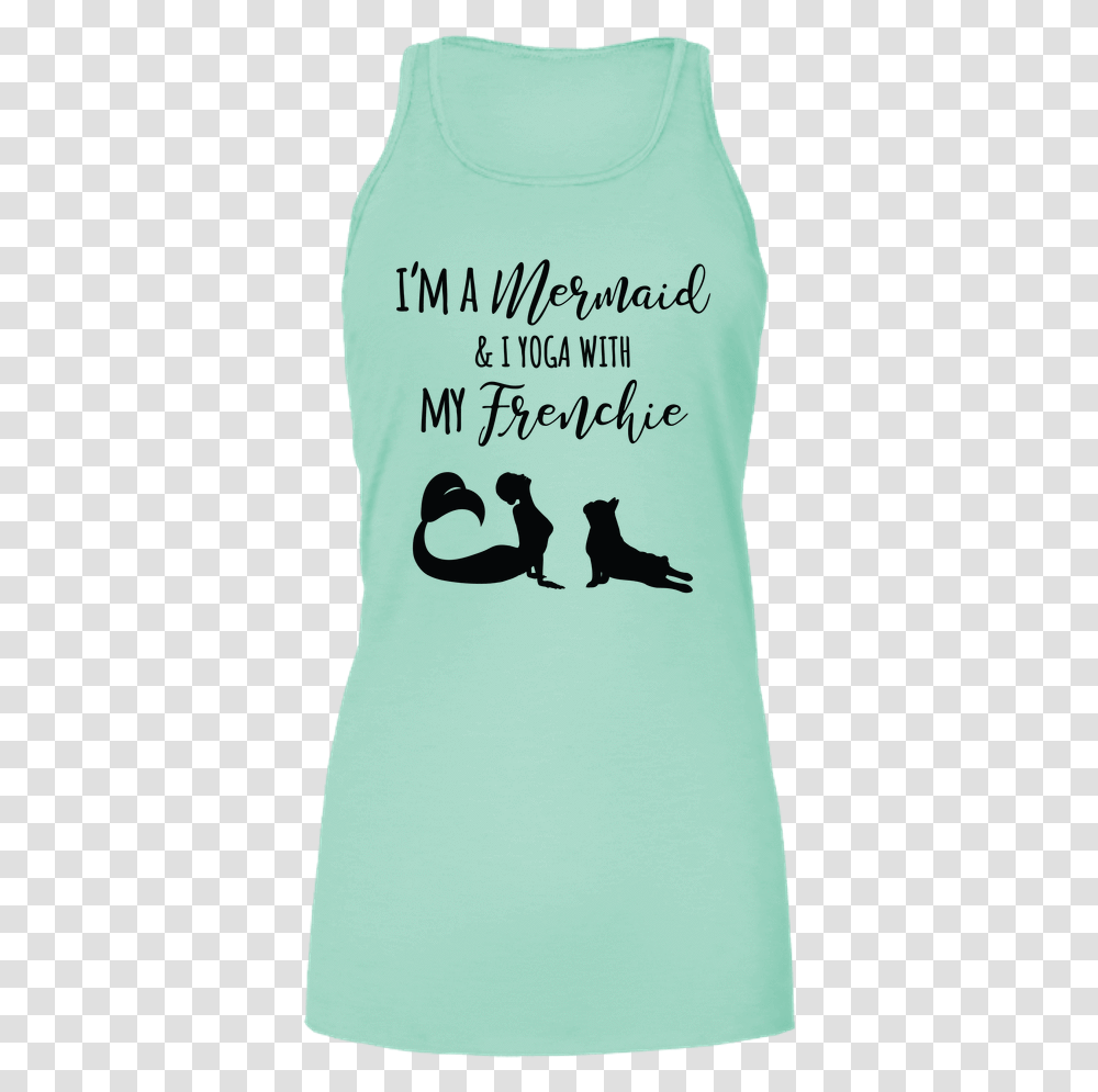 Printtech Bella Flowy Tank S Mint Green Yoga Mermaid Active Tank, Apparel, Dog Transparent Png