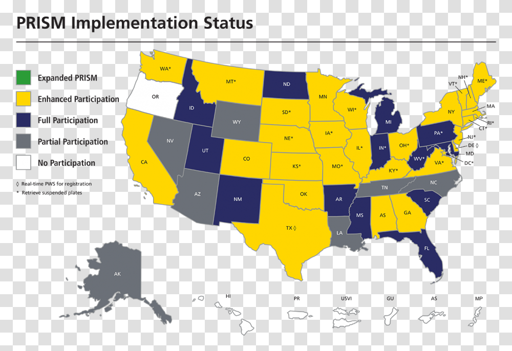 Prism State Implementation Map States With Red Flag Laws, Diagram, Atlas, Plot, Poster Transparent Png