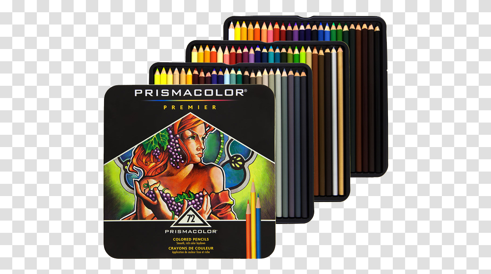 Prismacolor Premier Soft Core Colored Pencils 72 Pack Prismacolor Pencils, Person, Human, Crayon Transparent Png