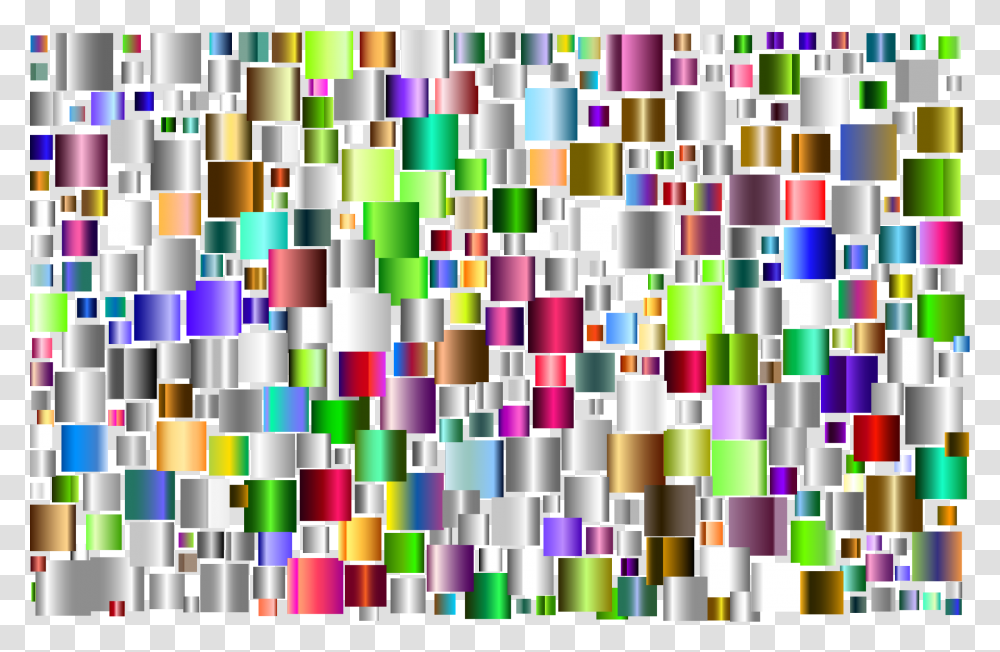 Prismatic Abstract Squares 3 Clip Arts Illustration, Pattern, Stained Glass, Modern Art Transparent Png