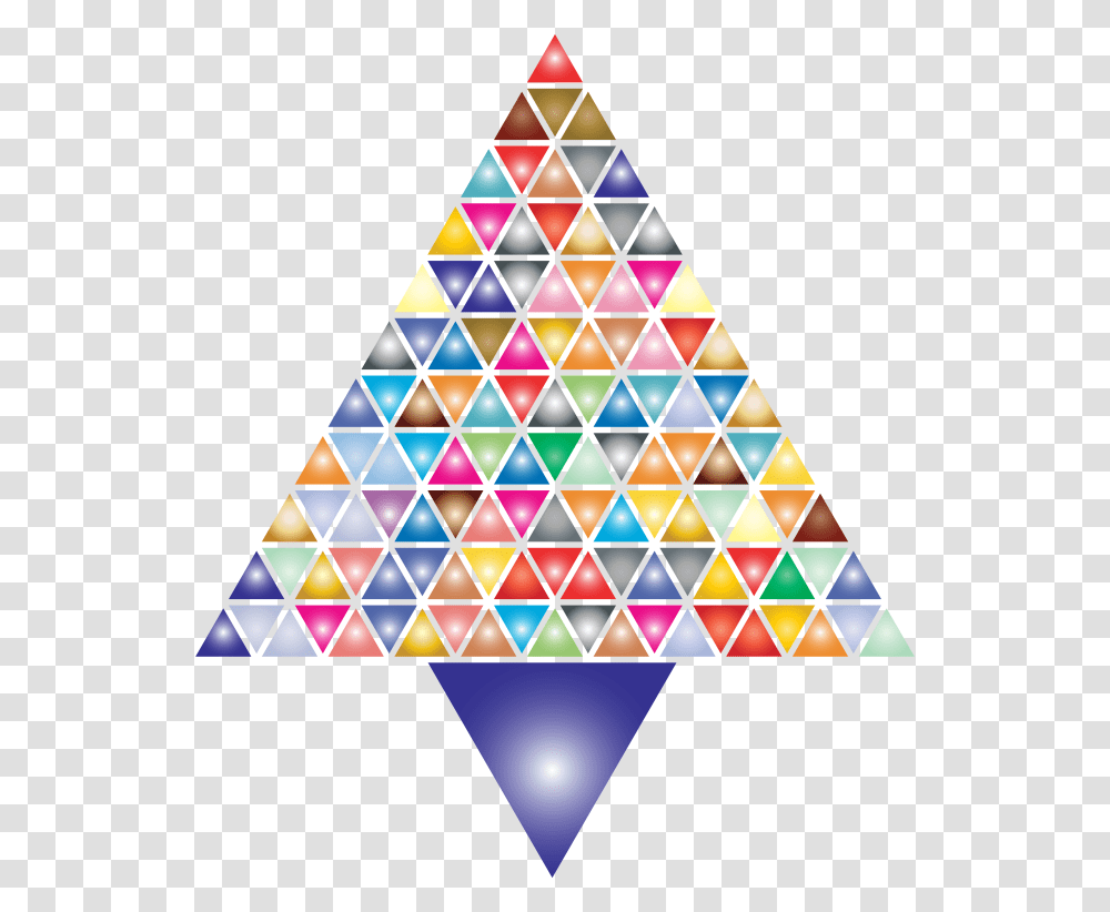 Prismatic Abstract Triangular Christmas Tree Triangle, Diamond, Gemstone, Jewelry, Accessories Transparent Png